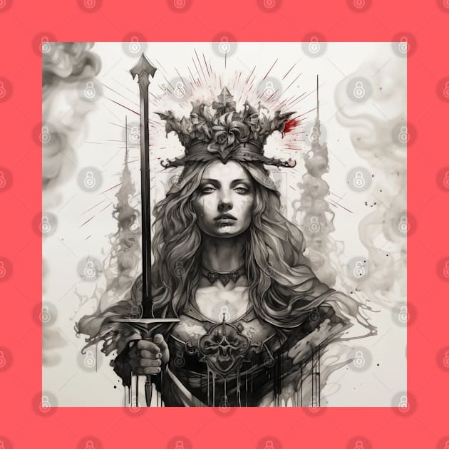 Queen of swords by Creativetee's101