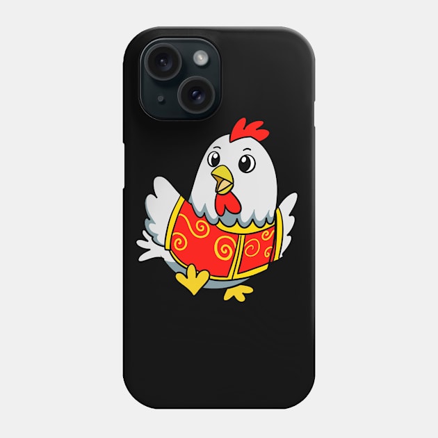 Chicken Zodiac Phone Case by WildSloths