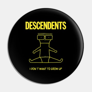 Descendents - Merchandise - I Don't Want To Grow Up Pin