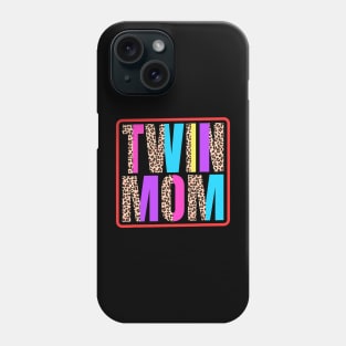 Twin Mom, Mother of Twins Leopard Print and Twins mom Phone Case