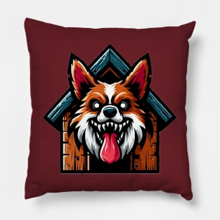 Monster Corgi Pillow