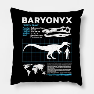 Baryonyx data sheet Pillow