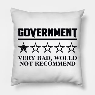 Government Very Bad Would Not Recommend Pillow