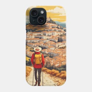 Camino de Santiago Spain Travel Tourism Retro Vintage Phone Case