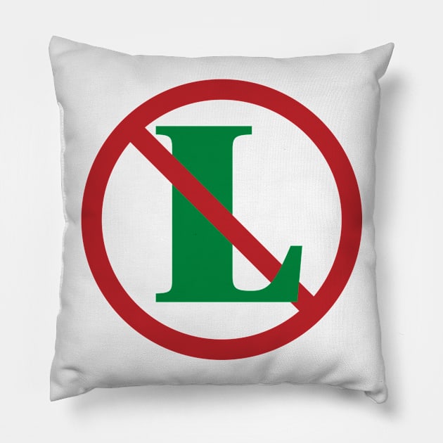 No L Holiday Design! Pillow by korykennedyteesign