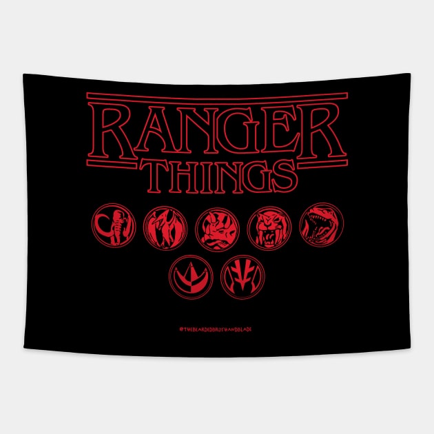 Ranger Things Tapestry by thebeardedbrushandblade