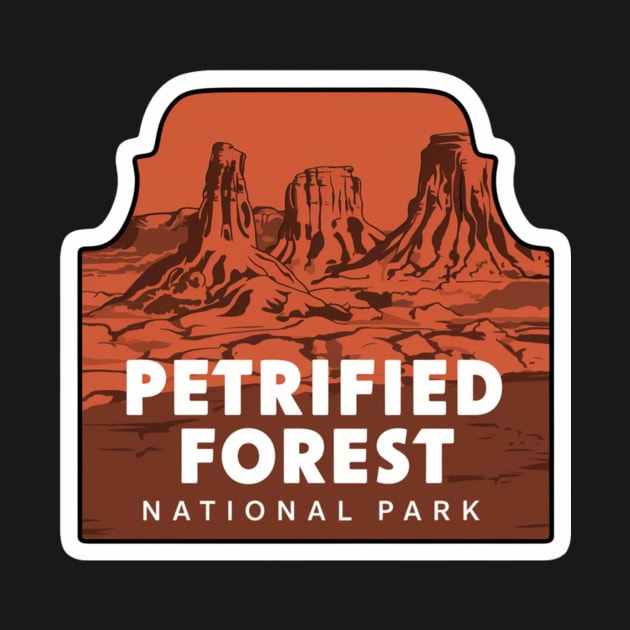 Petrified Forest National Park Landscape by Perspektiva