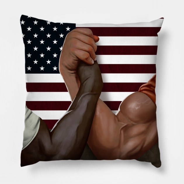 Dutch and Dillon famous Handshake Pillow by TWOintoA