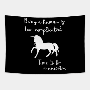 Time To Be a Unicorn Tapestry