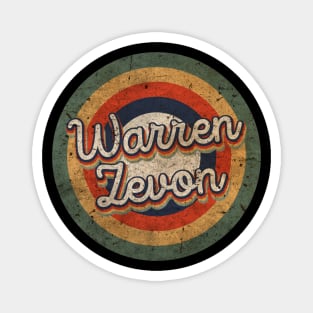 Warren Name Personalized Zevon Vintage Retro 60s 70s Birthday Gift Magnet