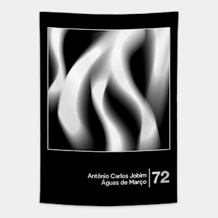 Antonio Carlos Jobim / Minimal Style Graphic Artwork Design Tapestry