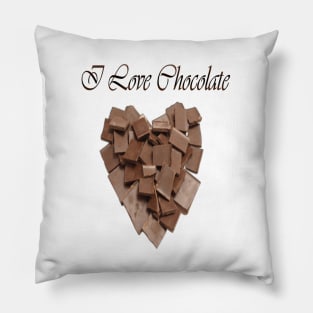 I love Chocolate Pillow