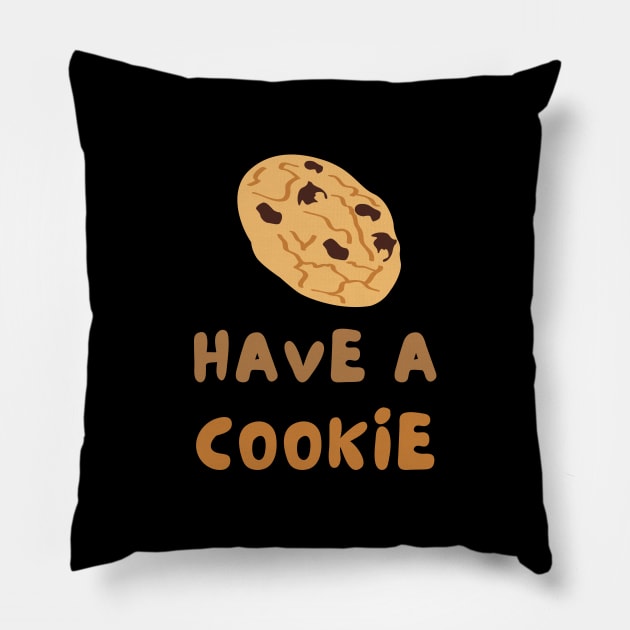 Cookie Day Chocolate Chip May Cute Funny Shirt Sweet Dessert Laugh Joke Food Hungry Snack Gift Sarcastic Happy Fun Introvert Awkward Geek Hipster Silly Inspirational Motivational Birthday Present Pillow by EpsilonEridani