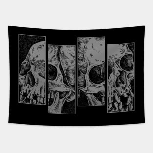 Skull Black Flag Logo Tapestry