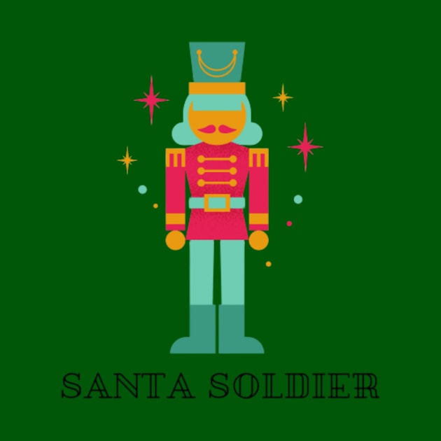 Christmas Santa Soldier by Christamas Clothing