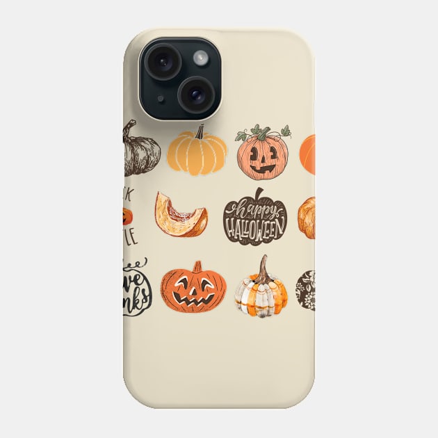 It's the Little Things Pumpkin Harvest Phone Case by DesIndie