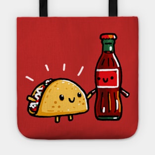 Taco and Cola with real sugar Tote