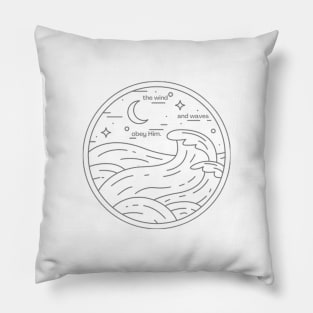 Wind and Waves Pillow