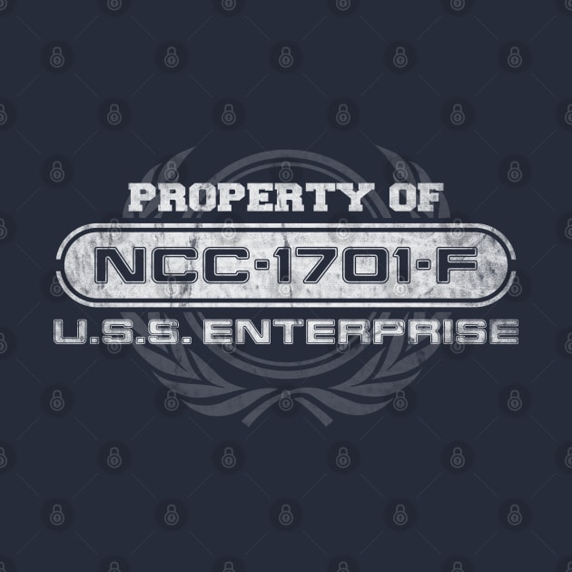 Vinage Property of NCC1701F by JWDesigns