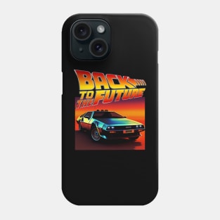 back to the future retro Phone Case