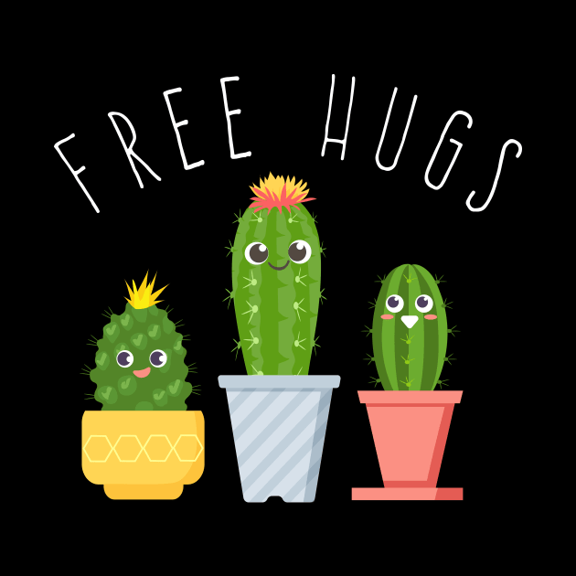 Free Hugs - Cactus design - Succulent by Plantitas