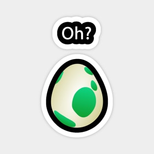 Monster GO - Egg [White Text] Magnet