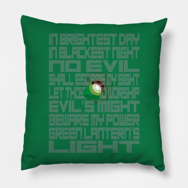 In Brightest Day Pillow by CuddleswithCatsArt