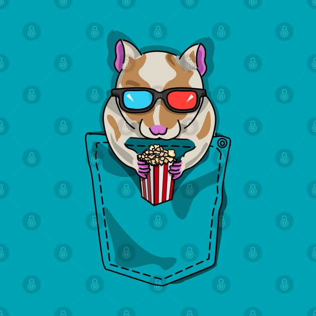 Hamster in My Pocket: Movie Night Delight by Fun Funky Designs