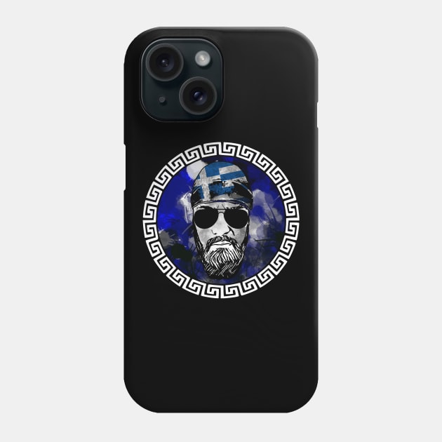 Greek Biker Phone Case by GreekGeek