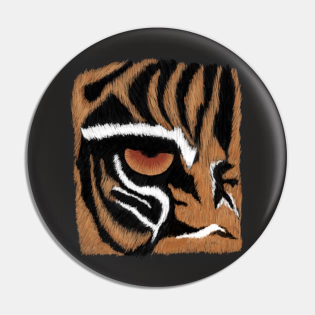 The Eye of the Tiger Pin by Colorana