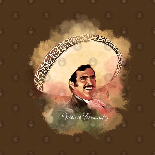 Vicente Fernandez Artwork by Sauher