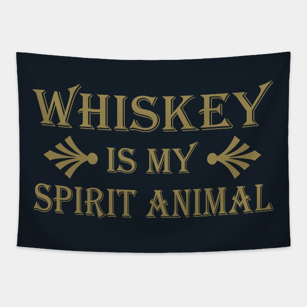 funny whiskey quotes Tapestry by omitay