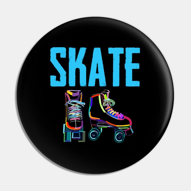 Roller Skating - Skate Pin by Kudostees