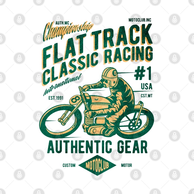 Flat Track Classic Racing authentic by Tempe Gaul