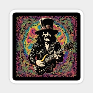 Psychedelic Music Legend Art - Lemmy Magnet