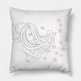 Zodiac sign Virgo Pillow