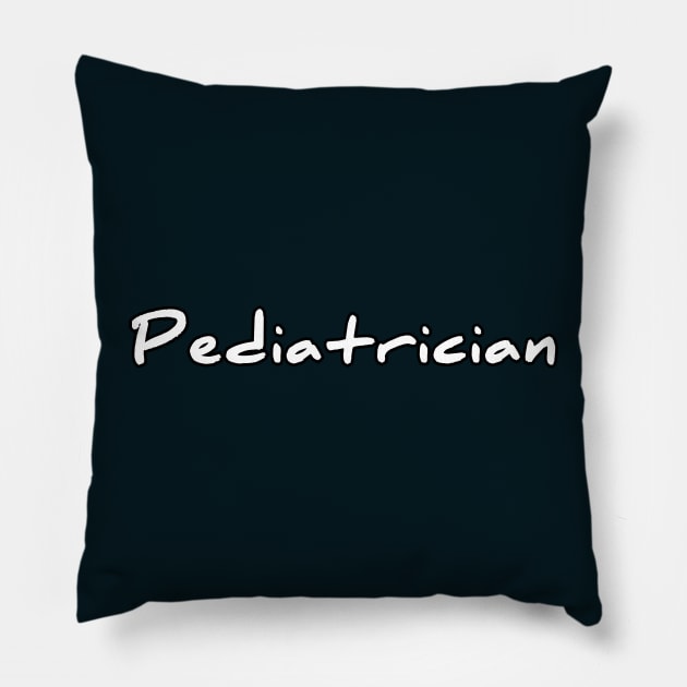 Pediatrician Pillow by Spaceboyishere