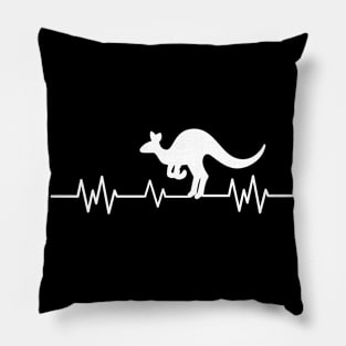 Kangaroo Heartbeat Australian Pulse Australia Fun Pillow