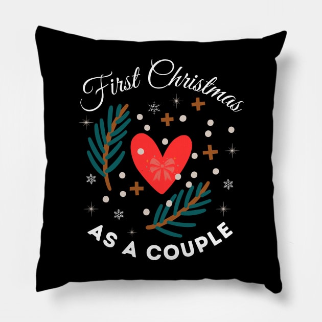 first christmas Pillow by AlephArt