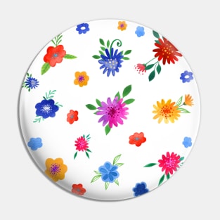 flowers blossoms brightly colored Pin