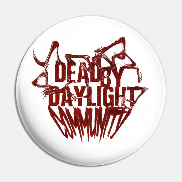 Dead By Daylight Community Logo - Red Pin by Dead By Daylight Community