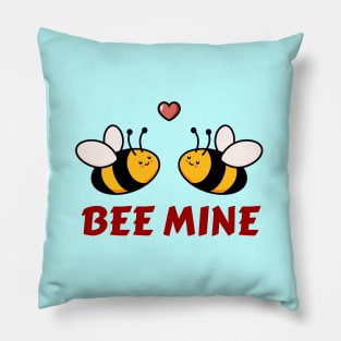 Bee Mine | Be Mine Bees Pun Pillow