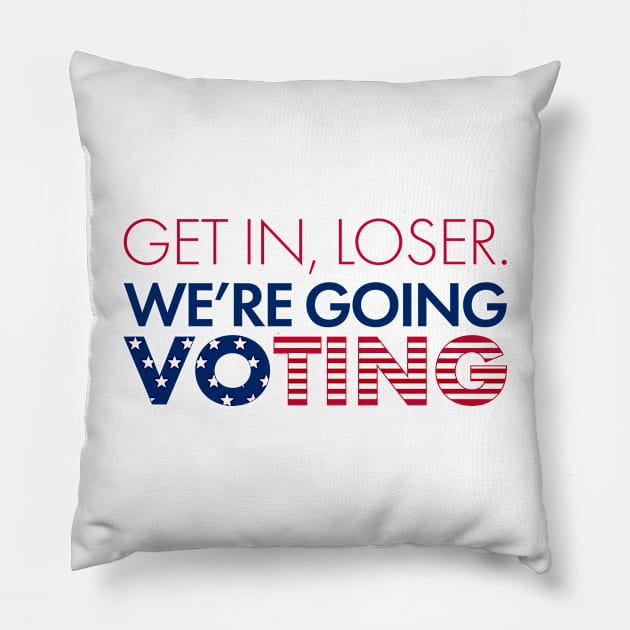 We're Going Voting Pillow by fashionsforfans