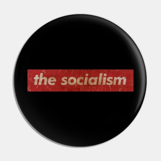 the socialism - SIMPLE RED VINTAGE Pin