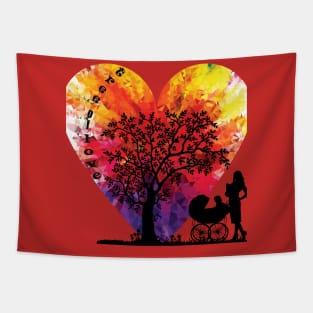 tree of love Tapestry