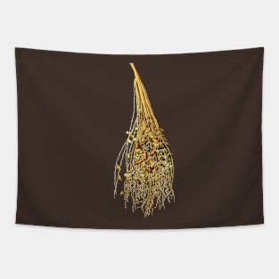 Vintage Botanical Illustration - Normal Spadice of the Palm 096 Tapestry