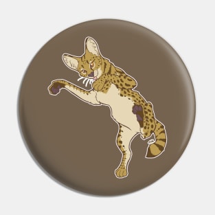 Stylin' Serval Pin