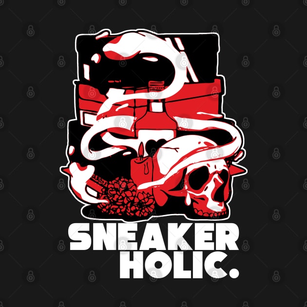 Sneaker Holic White Infrared Retro Sneaker by funandgames