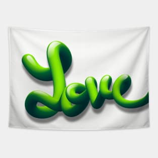 GREEN LOVE Tapestry