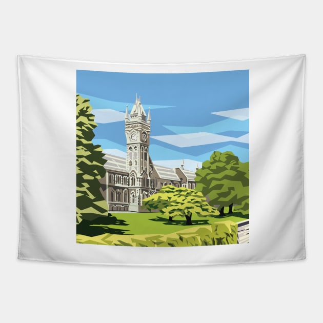 University of Otago, clock tower Tapestry by irajane